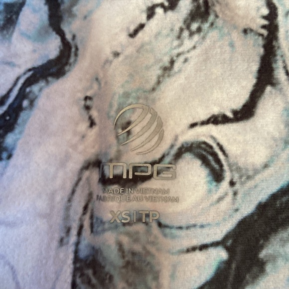 MPG leggings and sports bra set ocean white and blue XS - Picture 6 of 7